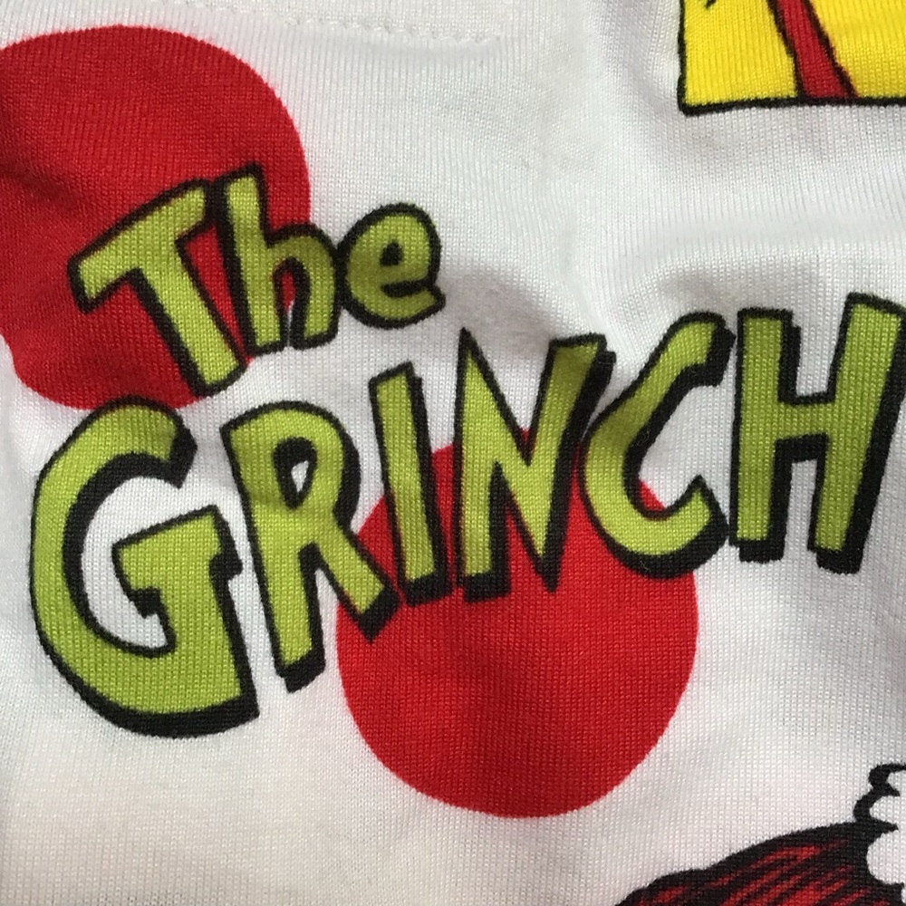 The Grinch Max the Dog Dr Seuss Green Red Dog Small Pet Tee Shirt Medium NWT - Picture 6 of 13